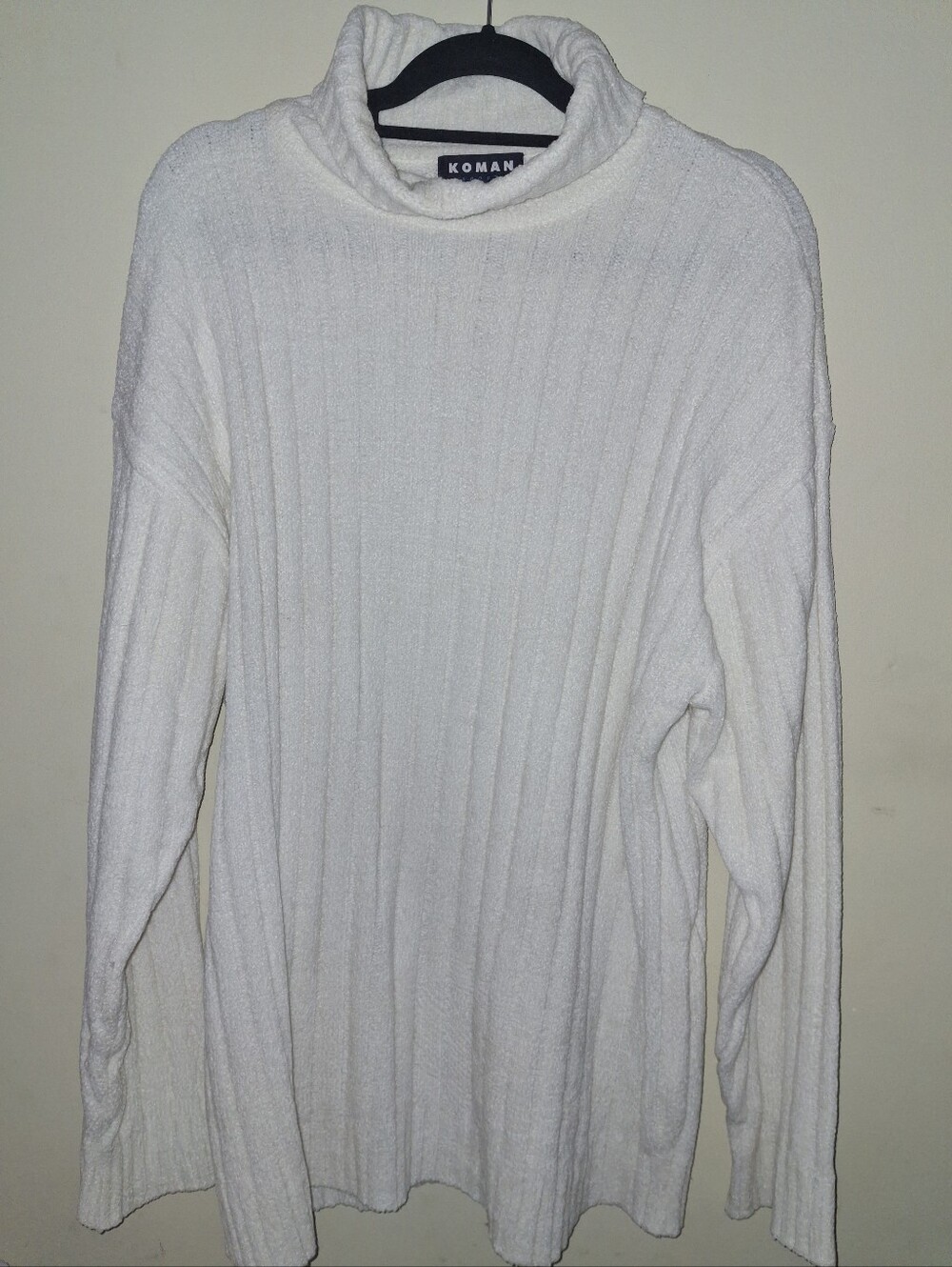 Vintage Koman Sport Oversized Chunky Turtleneck Sweater Large